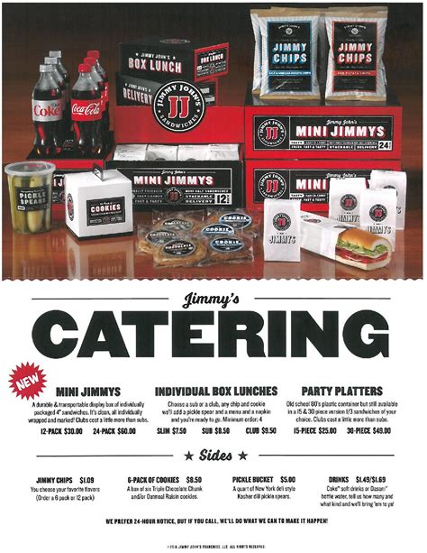 jimmy johns catering prices|jimmy john's order online catering.